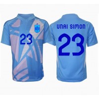 Camiseta España Unai Simon #23 Portero Primera Equipación Eurocopa 2024 manga corta